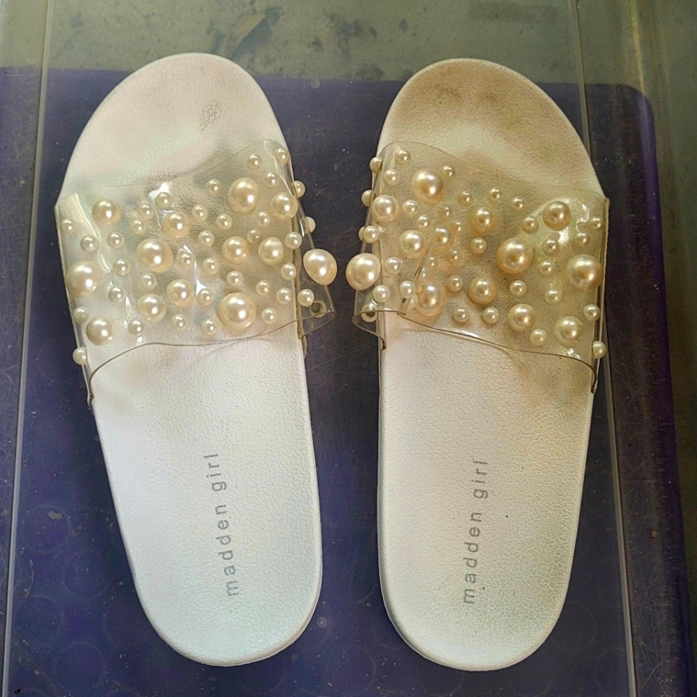 Madden Girl Beaded Sandals